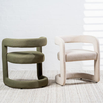 Toronto Fabric Dining Chair Set of 2