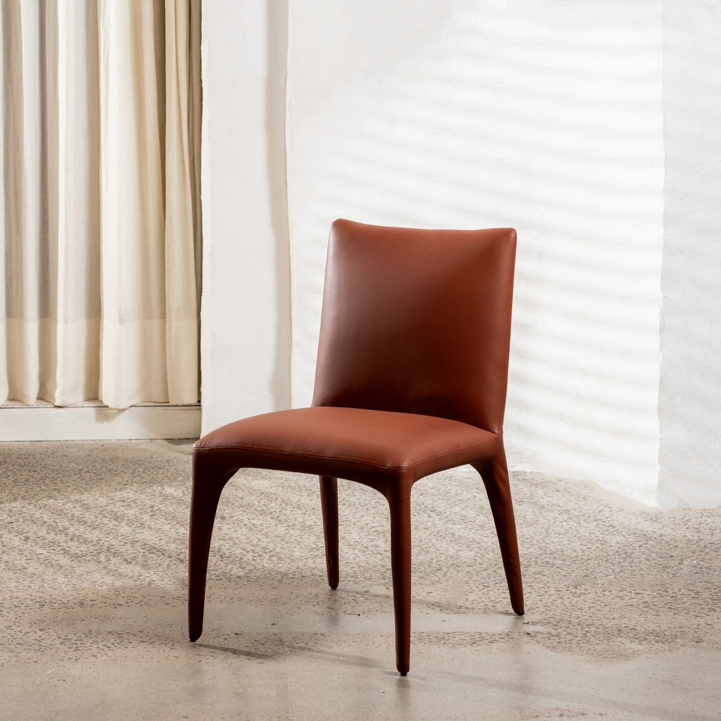 Toulon Pu Dining Chair Set of 2 - Tan