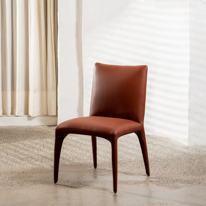 Toulon Pu Dining Chair Set of 2 - Tan