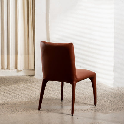 Toulon Pu Dining Chair Set of 2 - Tan
