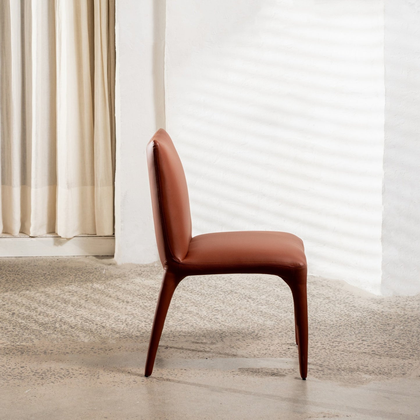 Toulon Pu Dining Chair Set of 2 - Tan
