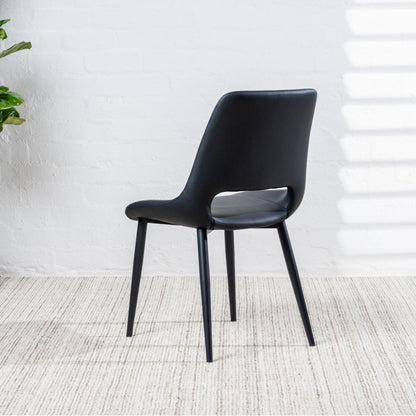 Vienna Leather Dining Chair Set of 2