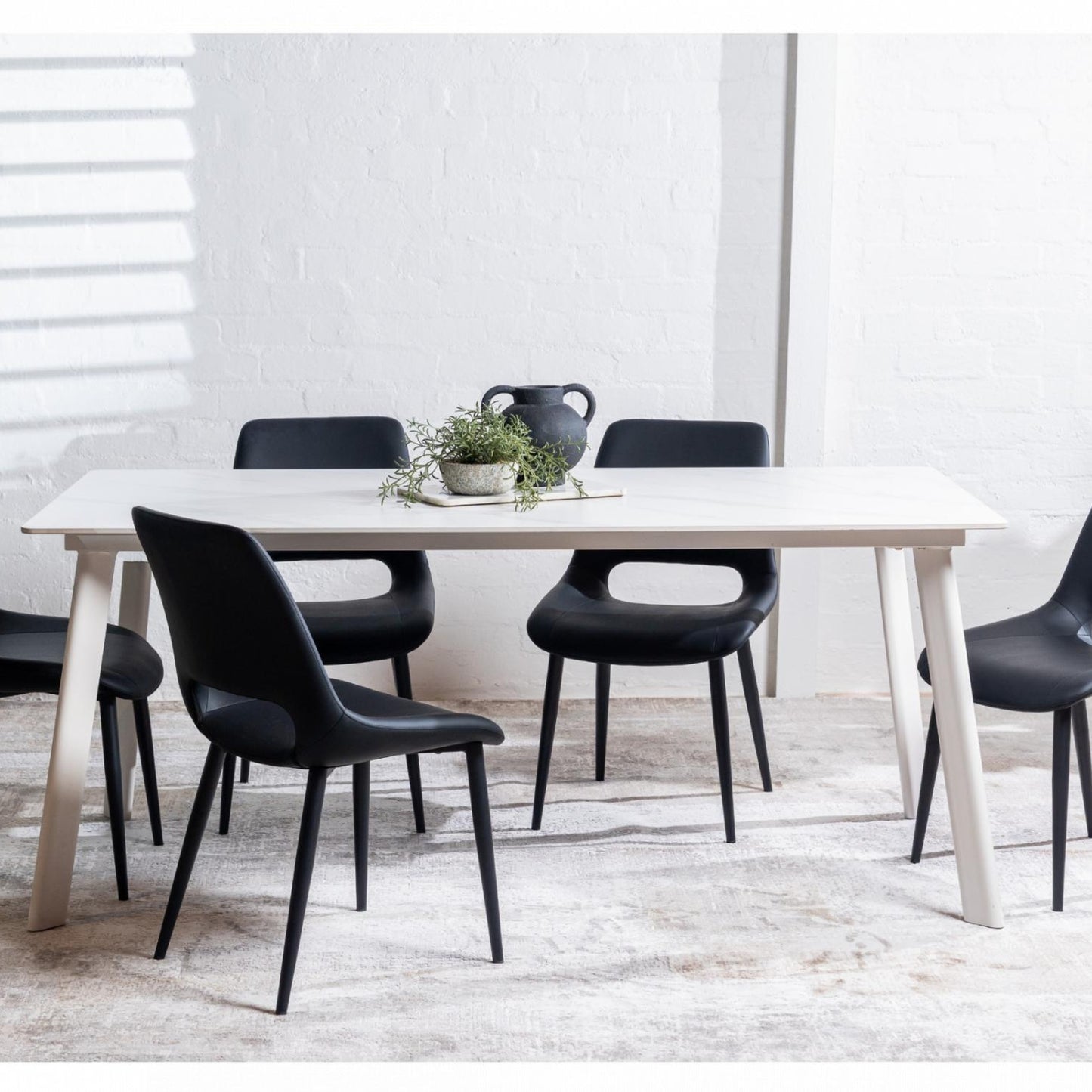 Vienna Leather Dining Chair Set of 2