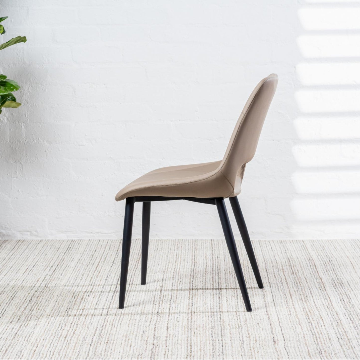 Vienna Leather Dining Chair Set of 2