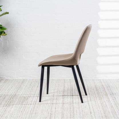 Vienna Leather Dining Chair Set of 2