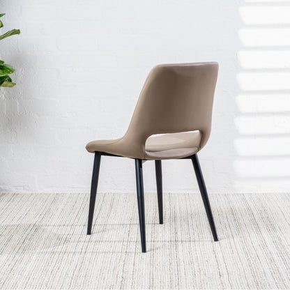 Vienna Leather Dining Chair Set of 2