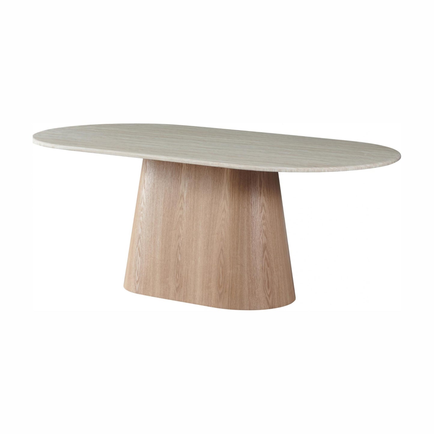 Waverley Dining Table - White Travertine
