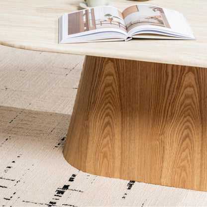 Waverley Coffee Table - White Travertine