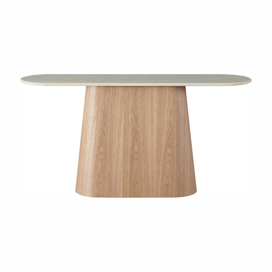 Waverley Console Table - White Travertine