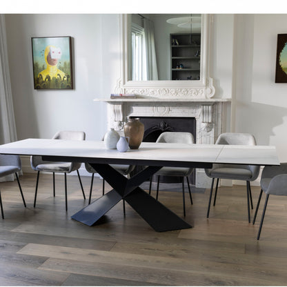 Zulu Ceramic Extension Dining Table - Vermont