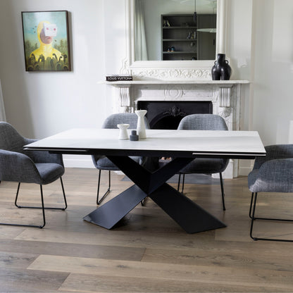 Zulu Ceramic Extension Dining Table - Vermont